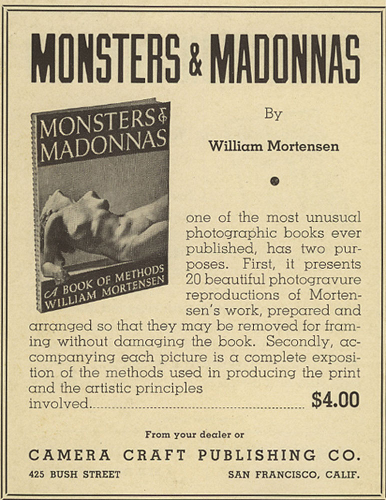 ad for Mortensen book